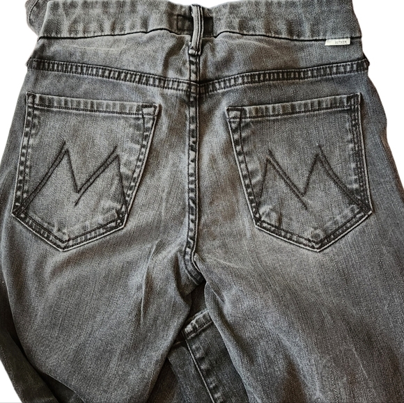 Mother the Looker Crop in Lies & Shadows Wash - Picture 8 of 9